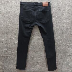 Hiroshi Kato The Scissors Selvedge Jeans Men's Size 34x32 Black Raw Slim Tapered